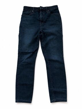 Madewell Curvy High-Rise Skinny Jeans Size 28 Dark Wash Stretch Denim